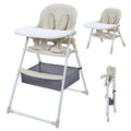 SafeMeal 2-in-1 High Chair with Spacious Basket