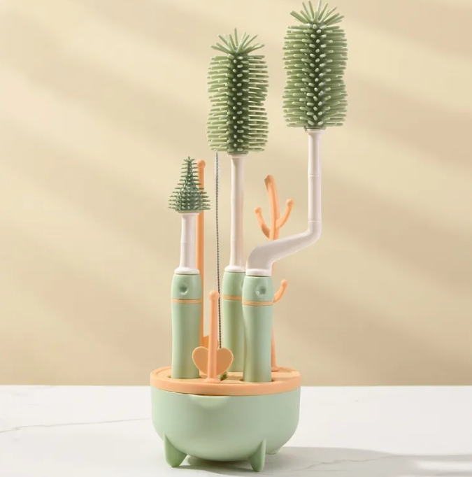 Mom's Helper Silicone Brush Set