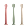 Silicone Infant Spoon Trio with Suction Base