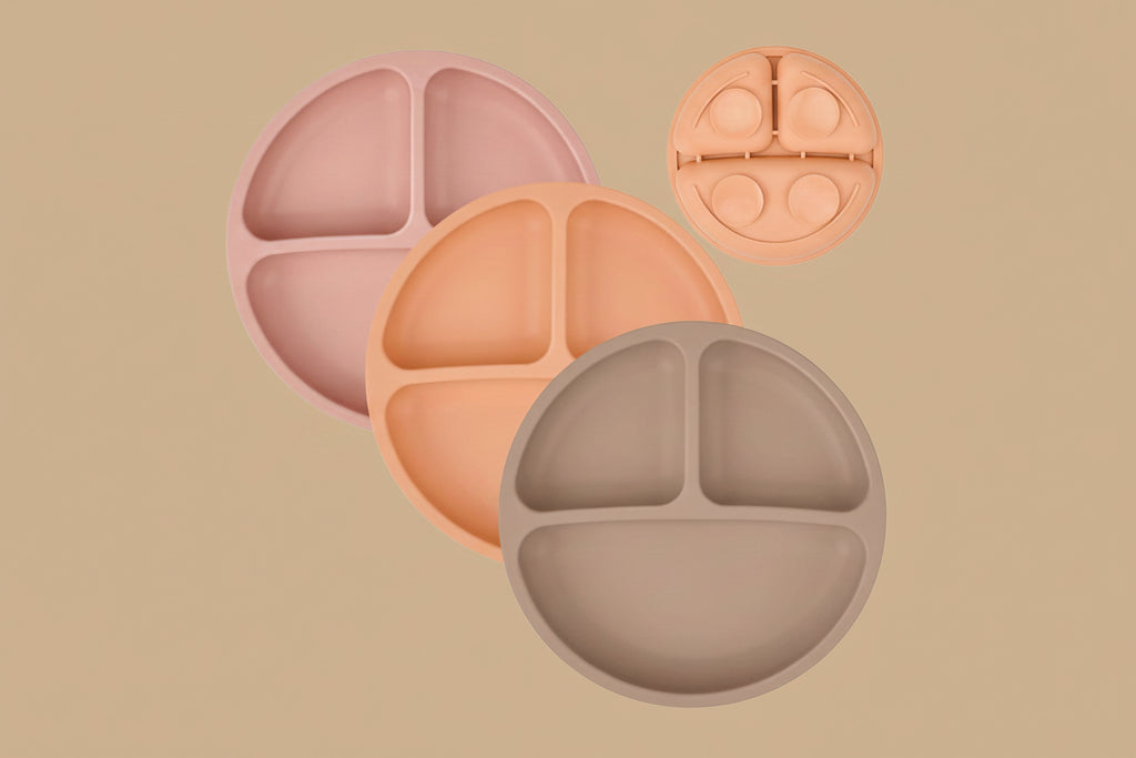 HappyMeal Silicone Suction Plates for Toddlers