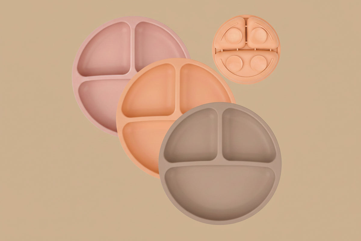 HappyMeal Silicone Suction Plates for Toddlers