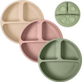 Silicone Suction Plates – 3 Pack