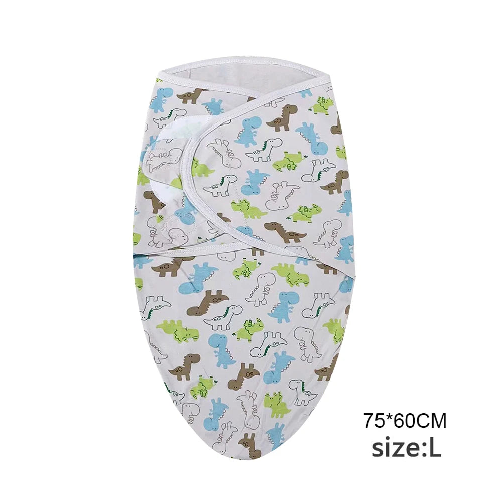 Soft Cotton Newborn Swaddle & Hat Set