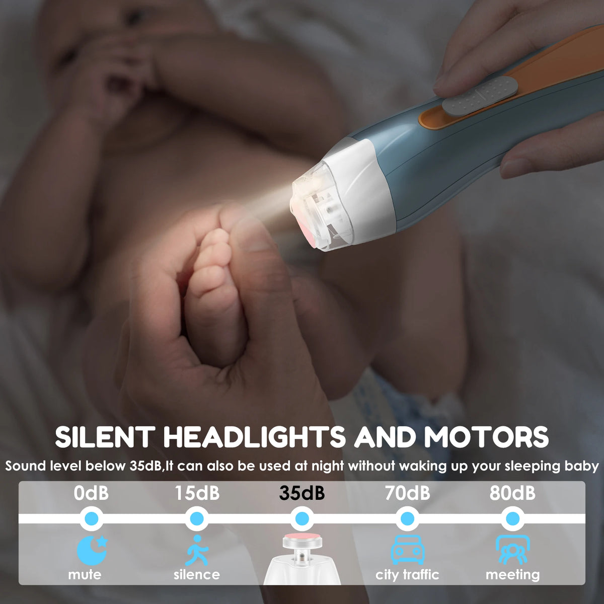 GentleCare™ Electric Baby Nail Trimmer