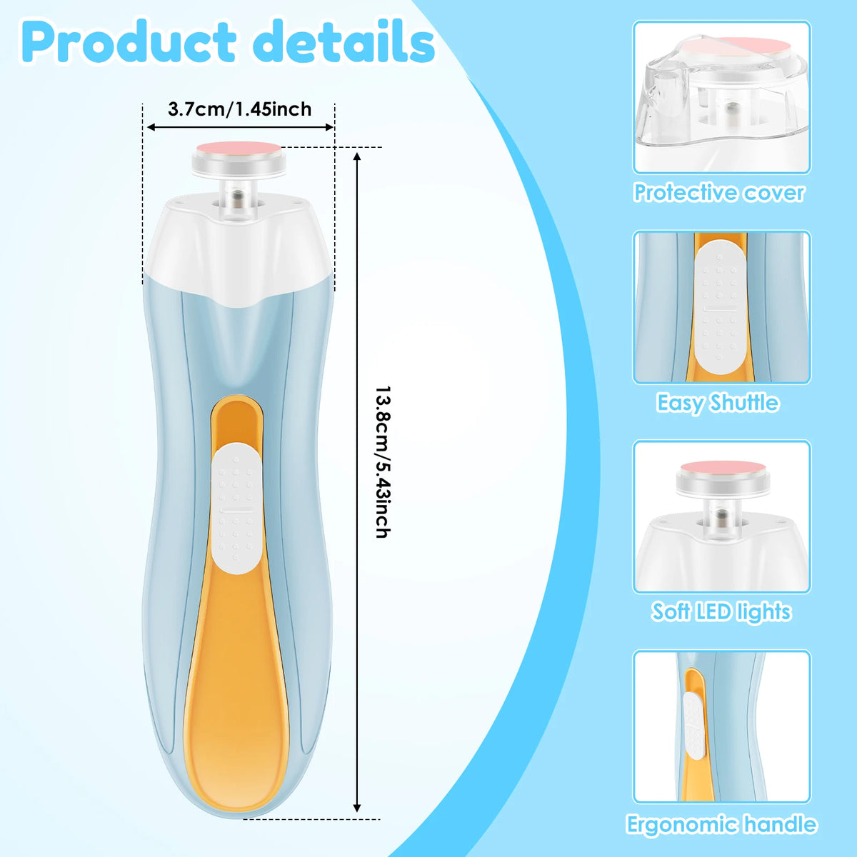 GentleCare™ Electric Baby Nail Trimmer