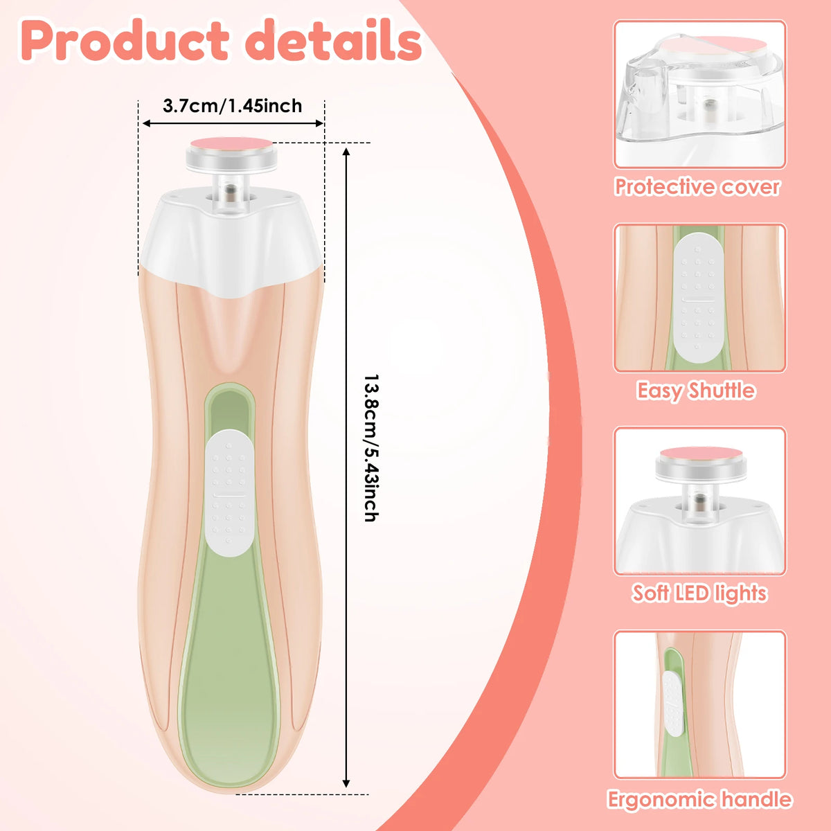 GentleCare™ Electric Baby Nail Trimmer