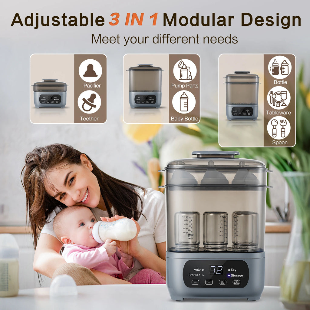 4-in-1 Baby Bottle Sterilizer & Dryer