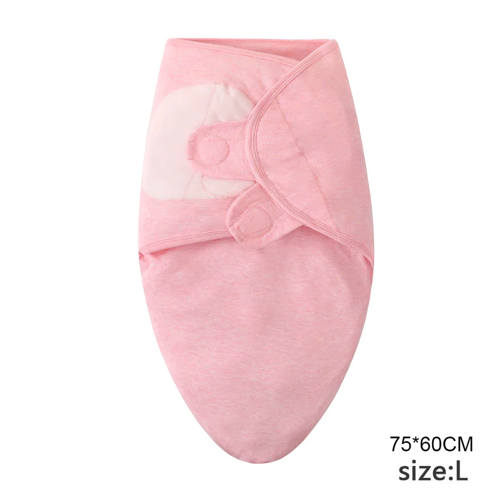 Soft Cotton Newborn Swaddle & Hat Set