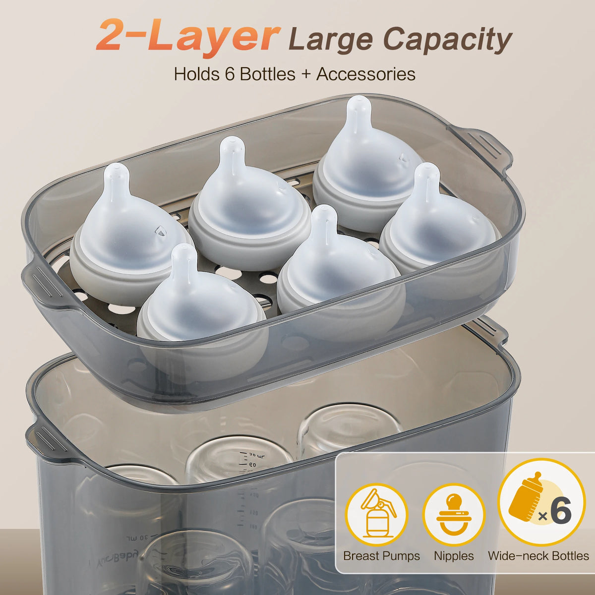 4-in-1 Baby Bottle Sterilizer & Dryer
