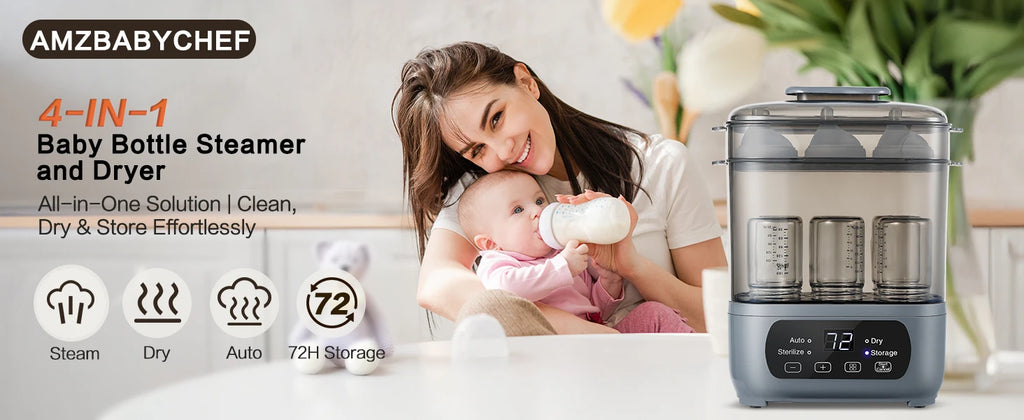 4-in-1 Baby Bottle Sterilizer & Dryer