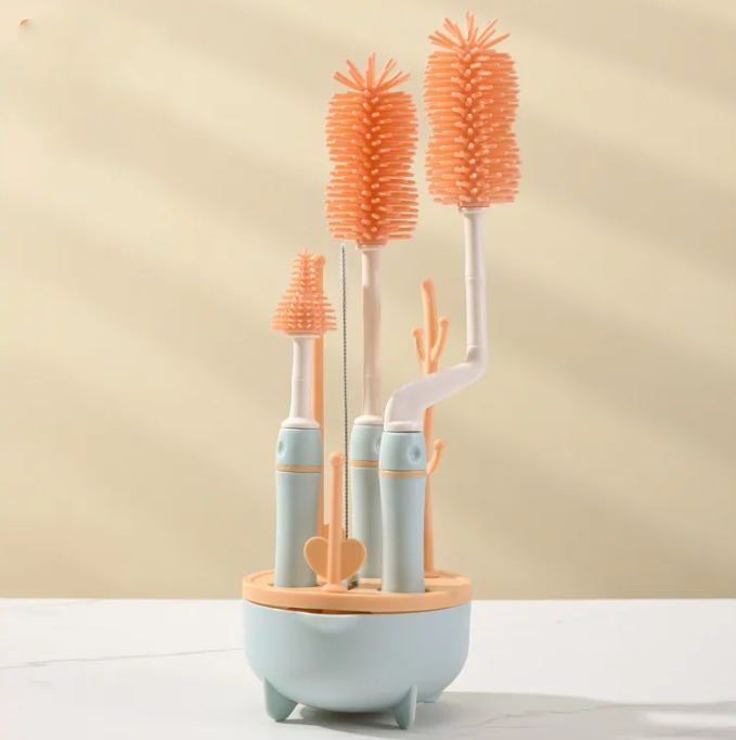 Mom's Helper Silicone Brush Set