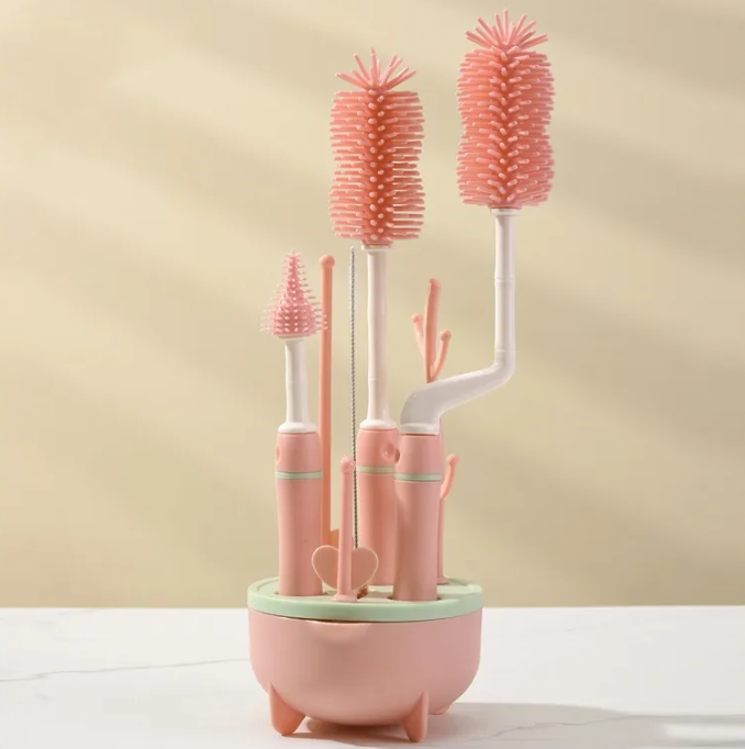 Mom's Helper Silicone Brush Set
